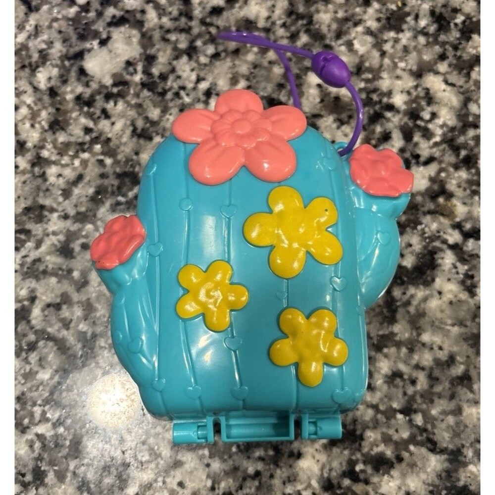 Polly Pocket World CACTUS COWGIRL RANCH Compact 2019 Mattel GKJ52 incomplete